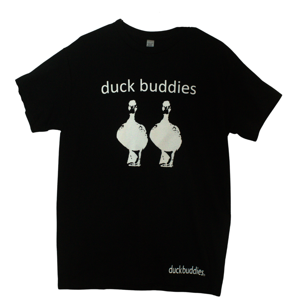 Duck Buddies Black Cotton TShirt